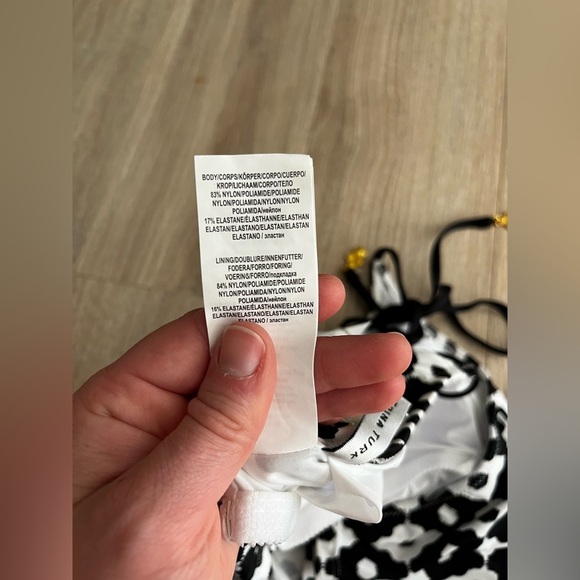 NWT Trina Turk Women’s Onyx Ikat Scarf Tankini Top - Size 6 - Picture 7 of 9